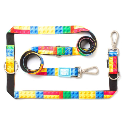 Max and Molly Dog Lead - Large Size - Various Designs - Woofy and Whiskers-Polyester-Quick drying neoprene- Heavy Duty Lobster claw metal clip- Pet Care > Dog Supplies Max & Molly Urban Pets Playtime Large