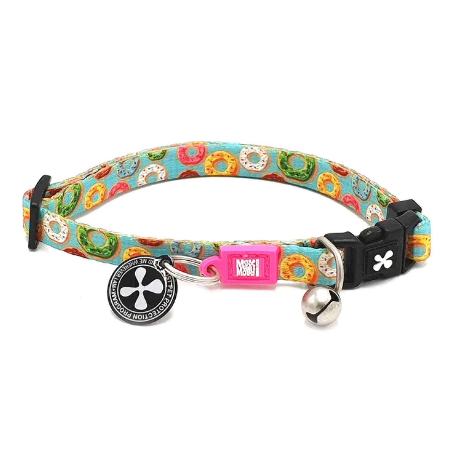 Max and Molly Smart ID Cat Collar donuts