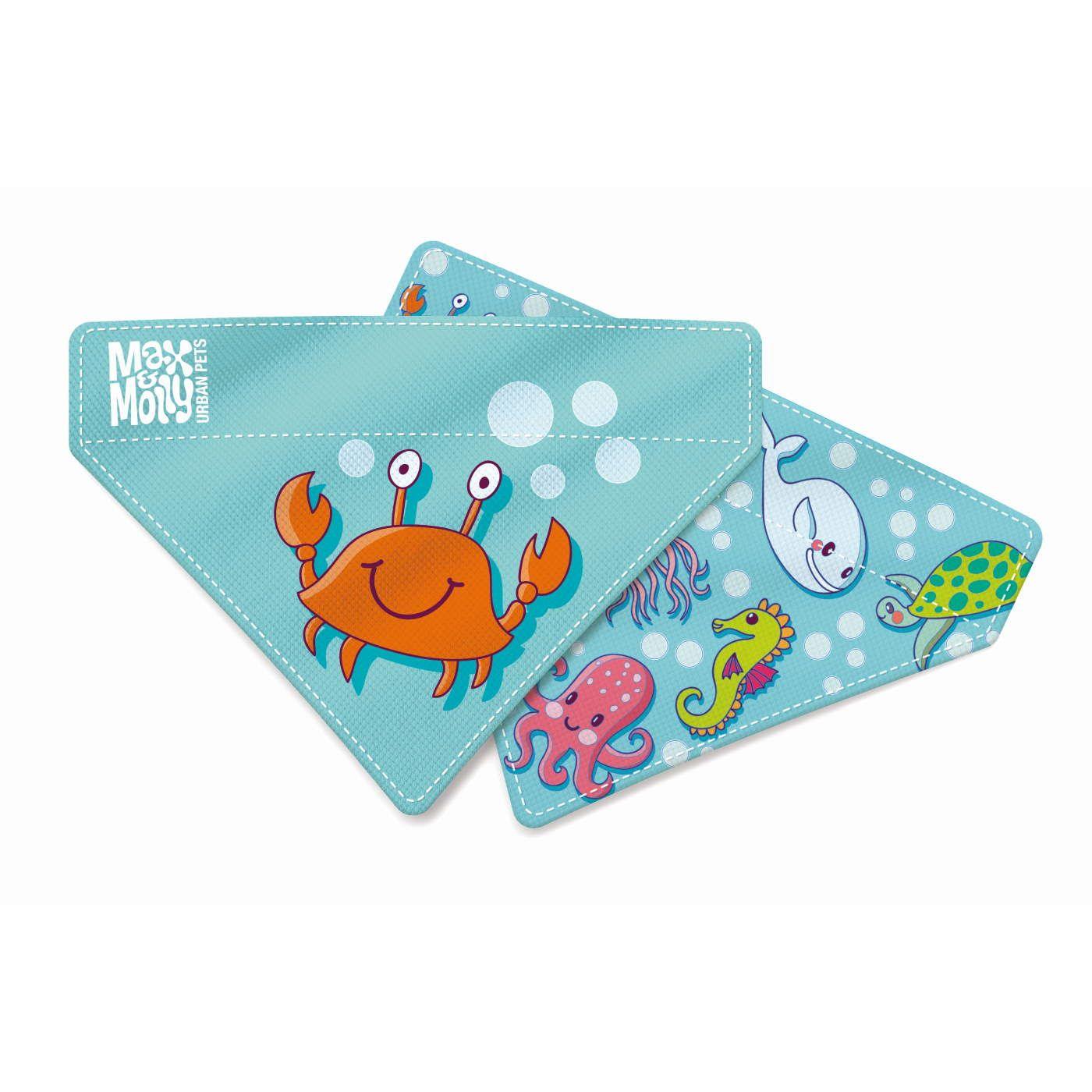Max & Molly Bandanas for Cats & Dogs - Small Max & Molly Urban Pets Blue Ocean