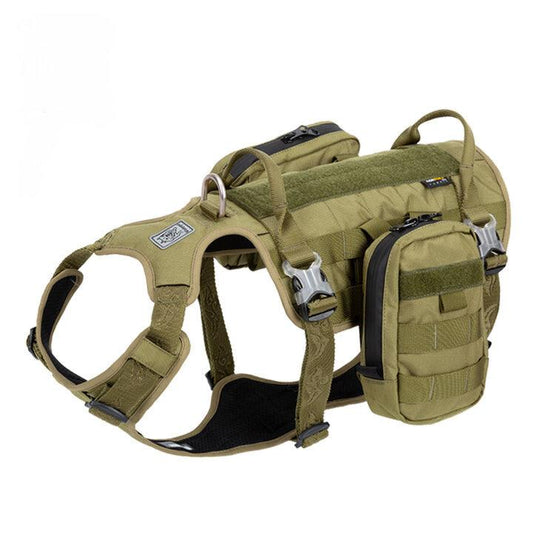 Military Harness Army Green XLdog suppliesMilitary HatnessWoofy and Whiskers