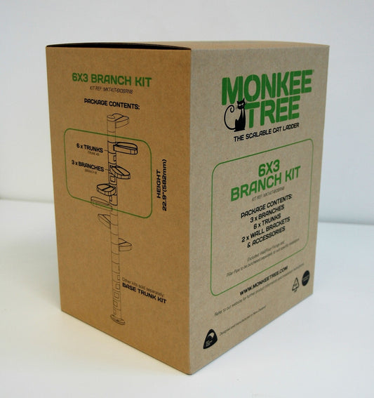 Monkee Tree - The Scalable Cat Climbing Ladder - 3 Branch Kit Pet Care > Cat Supplies > Cat Furniture Monkee Tree