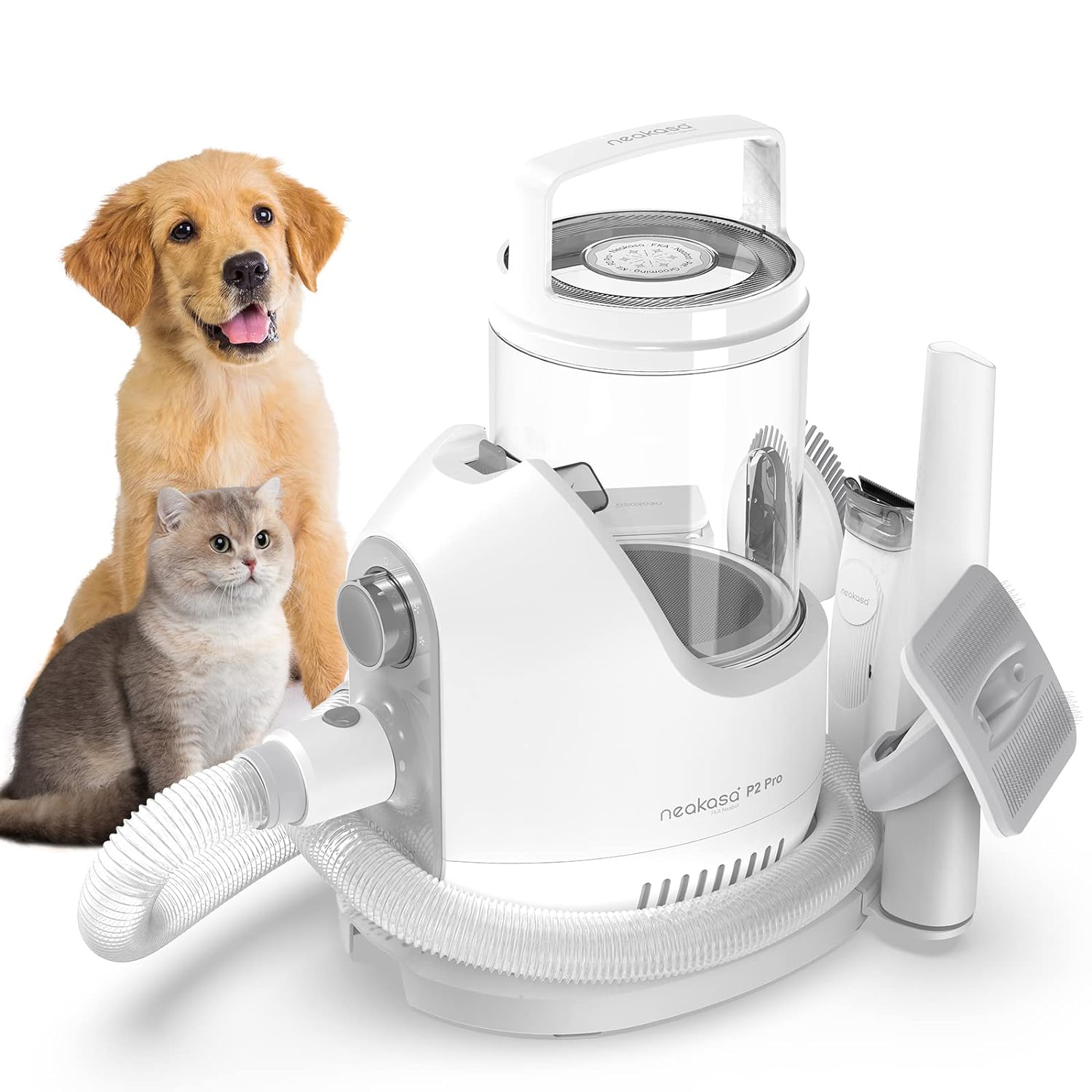 NEAKASA Pet Grooming Vacuum P2 ProWoofy and Whiskers