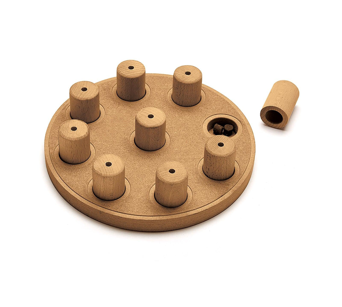 Nina Ottosson Dog Smart Wooden Interactive Dog Game & Toy - Orangedog suppliesDogsWoofy and Whiskers