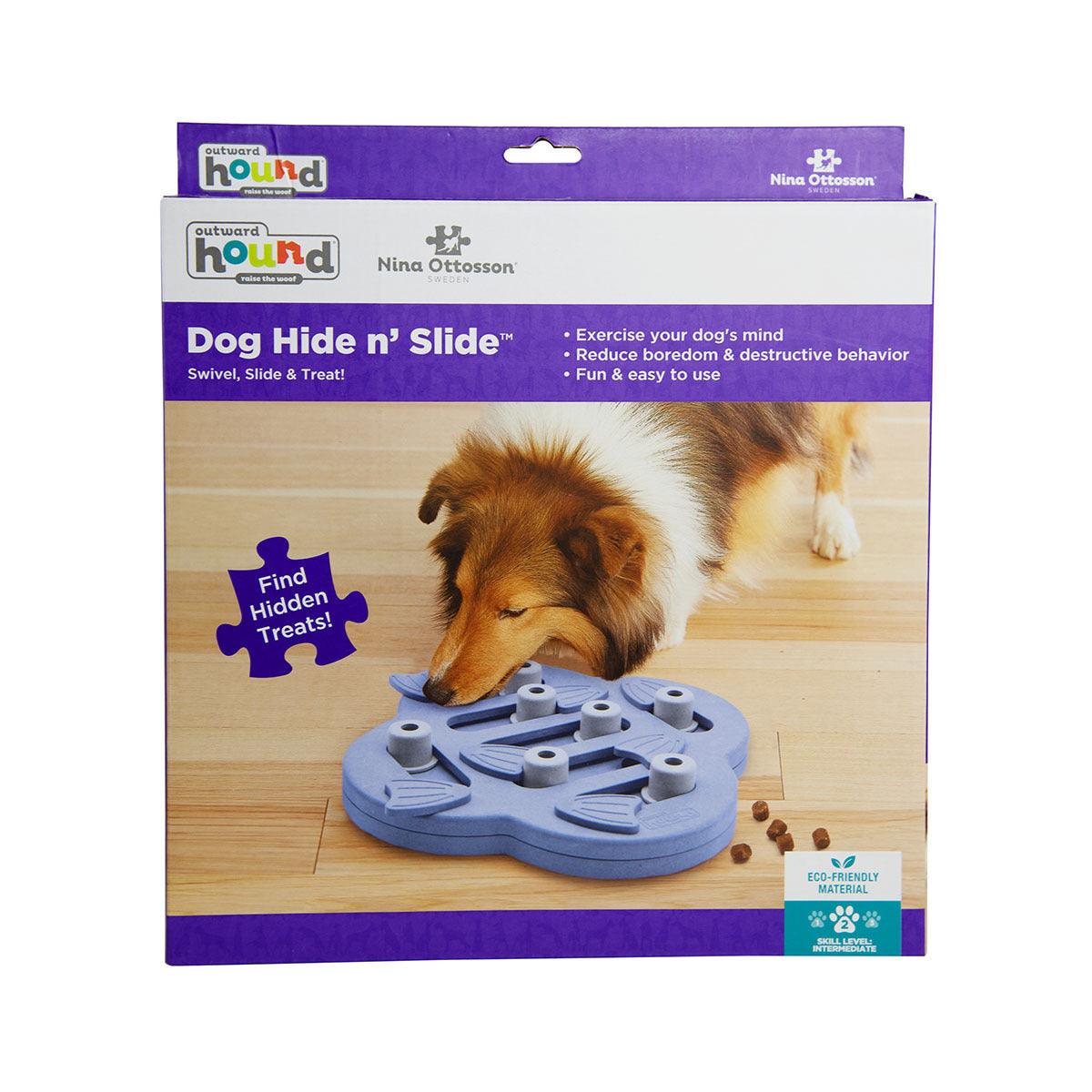 Nina Ottosson Hide N Slide Treat Dispensing Interactive Dog Game Level 2Woofy and Whiskers