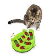 Nina Ottosson Puzzle & Play Buggin Out Treat Dispensing Cat Toy - Green Cat Toys Nina Ottoson