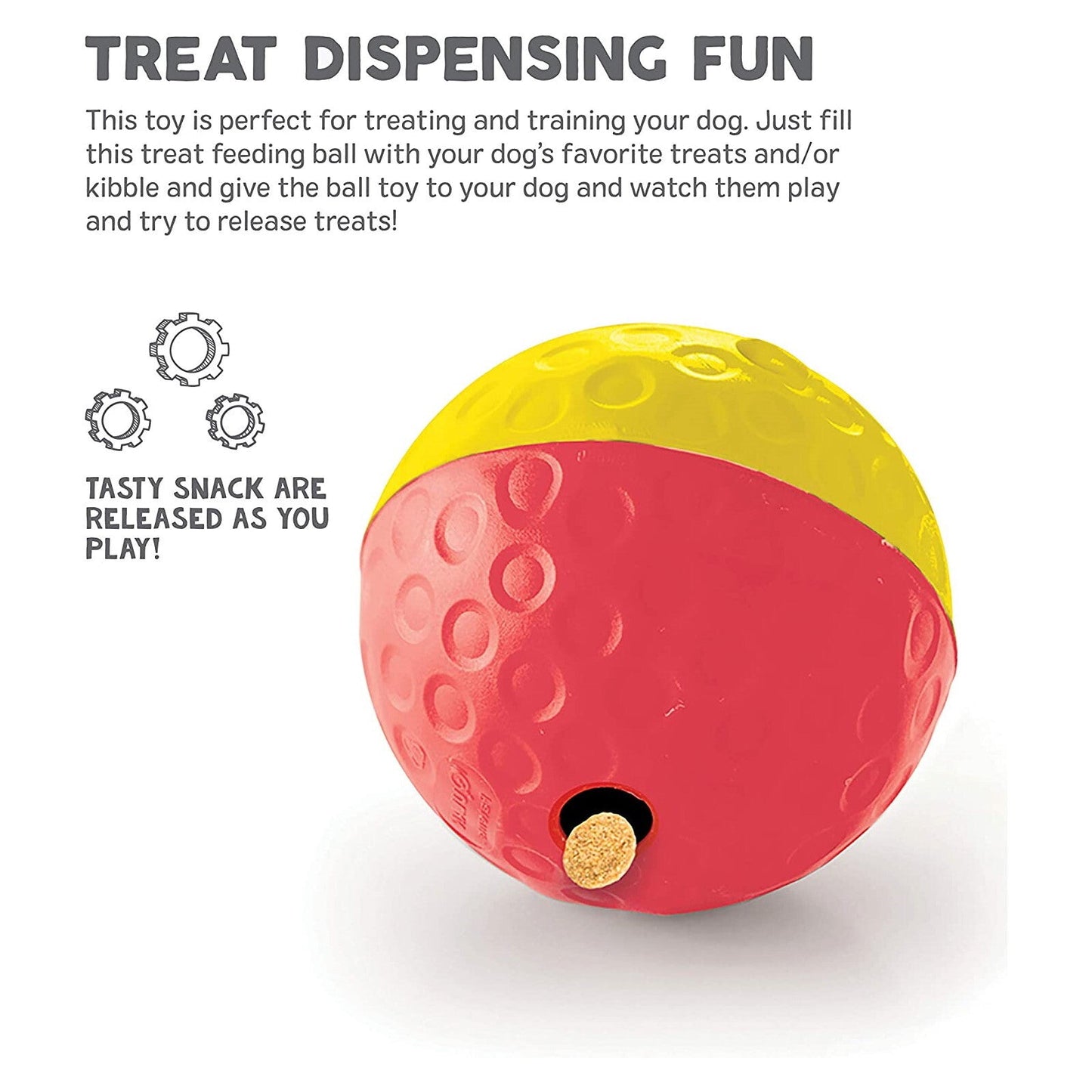 Nina Ottosson Treat Tumble Ball for Cats & Dogs Dog toys Woofy and Whiskers