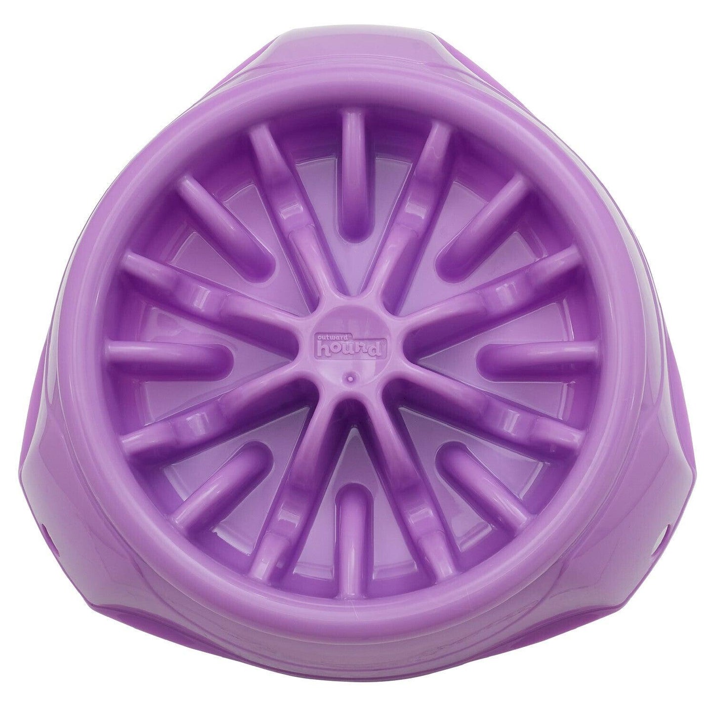 Outward Hound 3-1 up Height Adjustable Dog Bowl- - Woofy and Whiskers Slow Food Bowl Outward Hound Purple