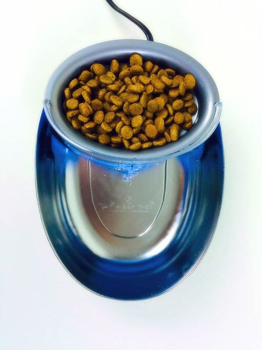 Pioneer Pet Stainless Steel and Plastic Water Food Bowl Drinking Fountain Pet Bowls, Feeders & Waterers Pioneer Pets
