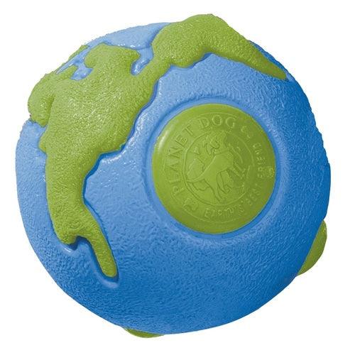 Planet Dog Orbee Ball Tough Floating Dog Toy Blue & Green Medium