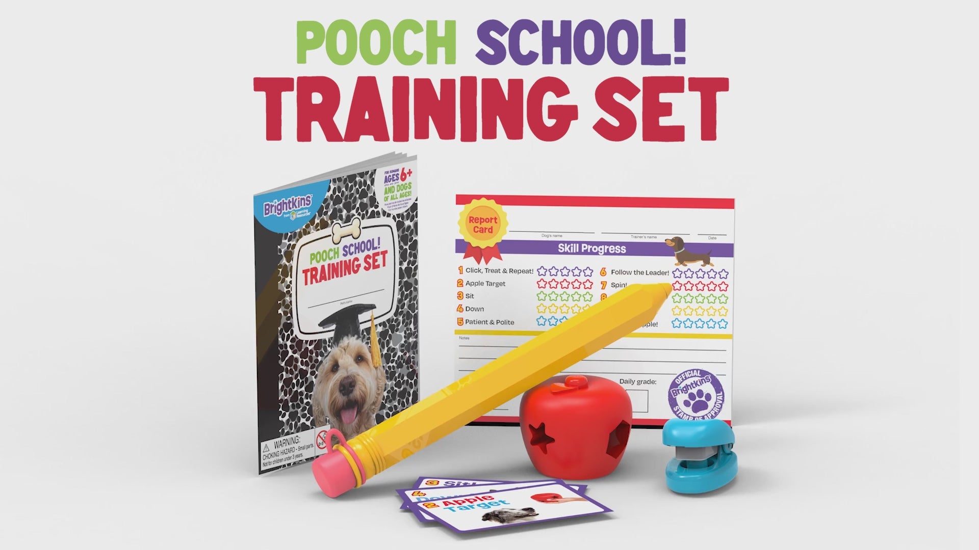 Brightkins pooch Brightkins Pooch School Training Set MP4 training set mp4