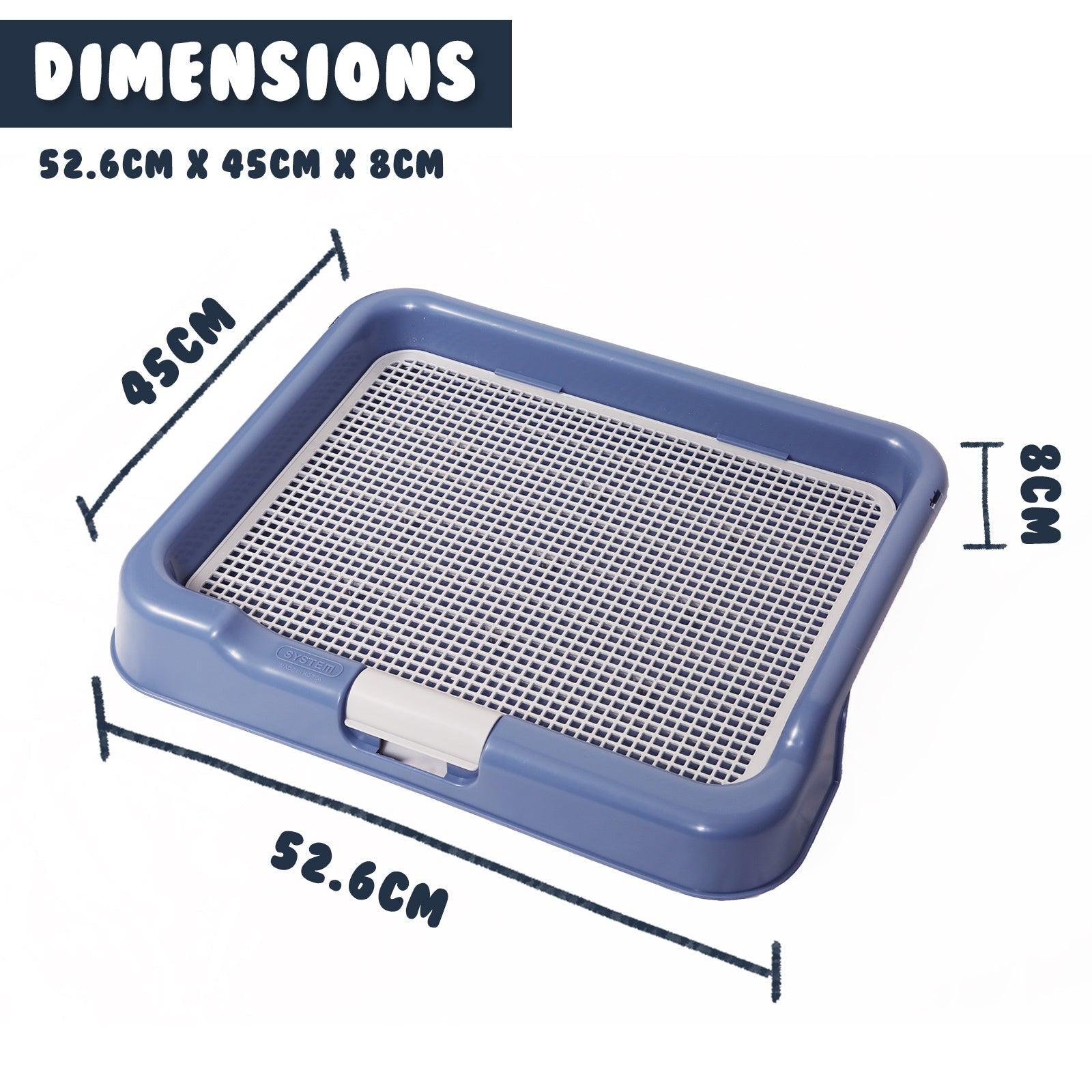 PS KOREA Blue Dog Pet Potty Tray Training Toilet Portable T3 Pet Supplies PS KOREA