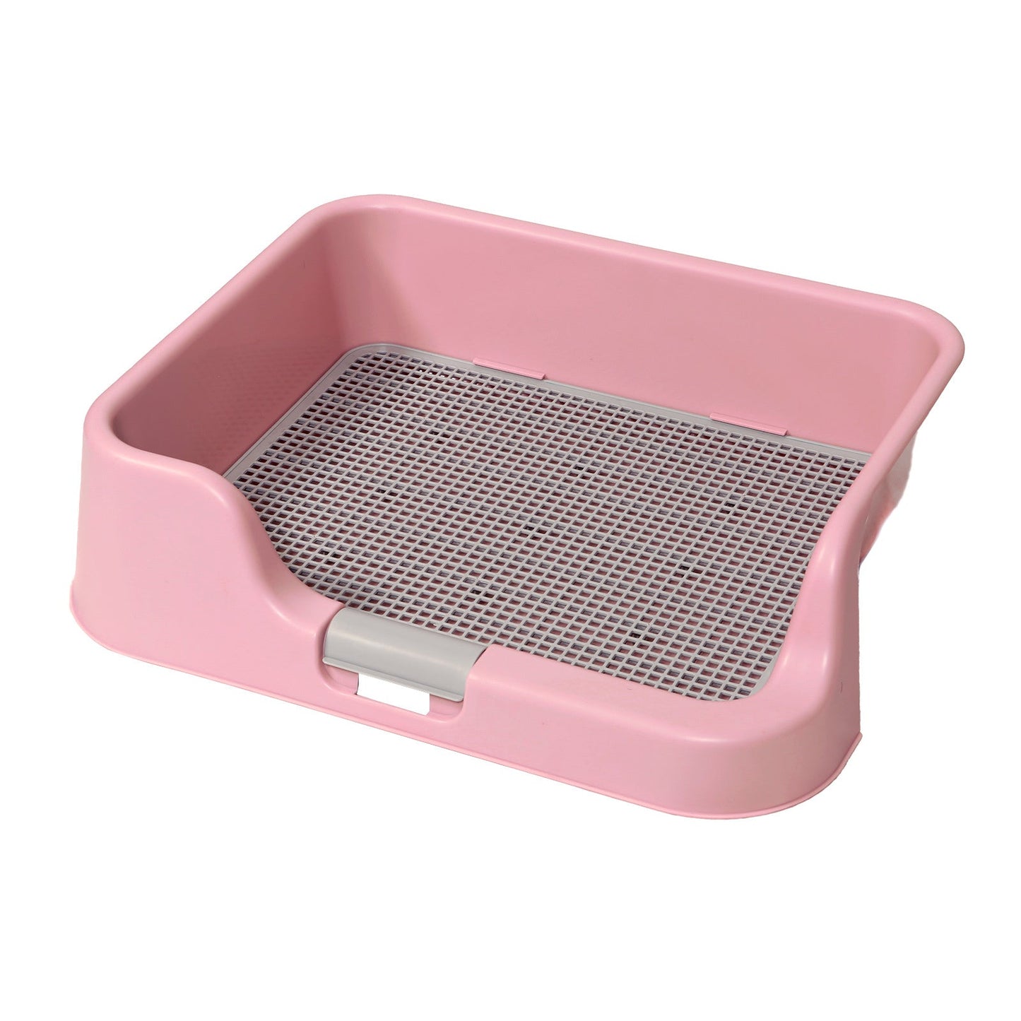 PS KOREA Grey Dog Pet Potty Tray Training Toilet Raised Walls T1 Pet Supplies PS KOREA Pink
