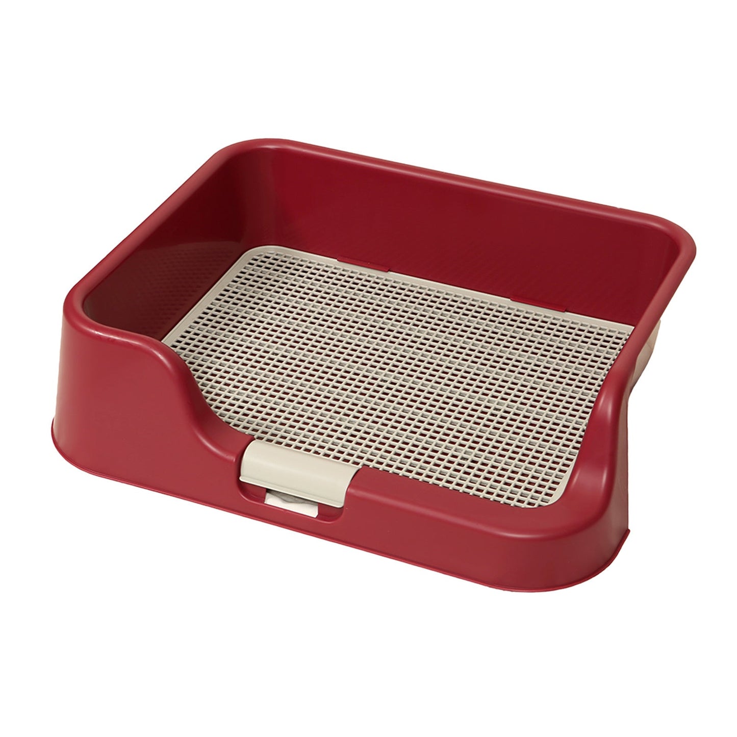 PS KOREA Grey Dog Pet Potty Tray Training Toilet Raised Walls T1 Pet Supplies PS KOREA Red