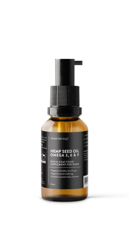Raw Hemp Seed Oil Food Supplement for Dogs Pet Care > Dog Supplies Essential Dog