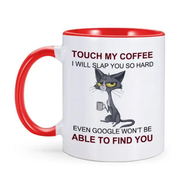 sarcastic coffee mugs -Grumpy Cat Mug Hilarious Ceramic Coffee mug mug Grumpy Cat Red 11oz