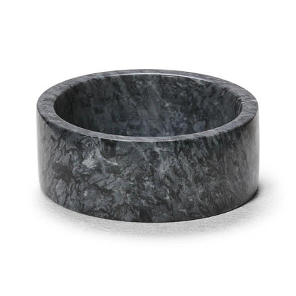 Snooza – Marble Pet Bowl – Charcoal Snooza Large