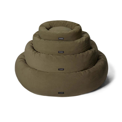 Snooza – Self-Warming Polar Fleece Cuddler – Rust pet bed Snooza