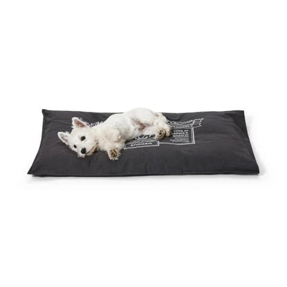 Snooza – Summer Cotton Canvas Pet Futon – Caramel - Mighty - Original dog bed Snooza Mighty Charcoal