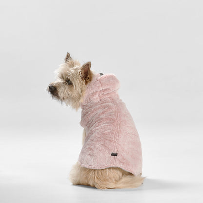 Snooza Wear – Faux Fur Hooded Coat – Pink Dog Apparel Snooza