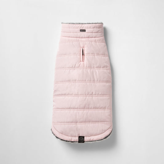 Snooza Wear – Puffer Parka – Pink dog jacket Woofy and Whiskers