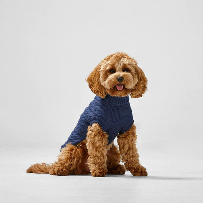 Snooza Wear – RPET Knit Polo – Red-Large-Warm-Eco Friendly Dog Apparel Snooza