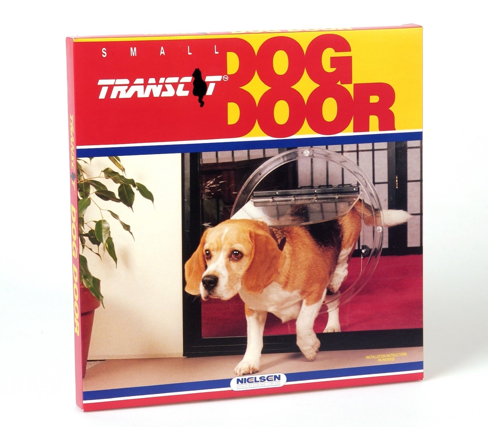 Transcat Clear Dog Door - Cat Door - LargeWoofy and Whiskers