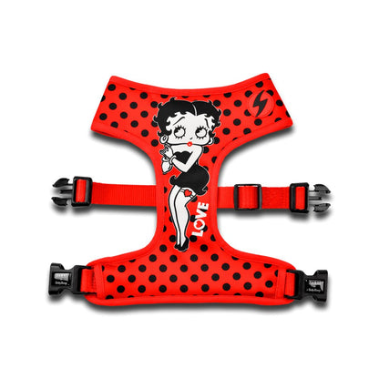 Vintage & Classy Betty Boop Collection- Dog - Medium Dog Harness DASHI Neo Mesh Harness