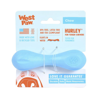 West Paw Hurley Fetch Toy for Tough Dogs - Ruby Red Dog toys West Paw Design Large Blue