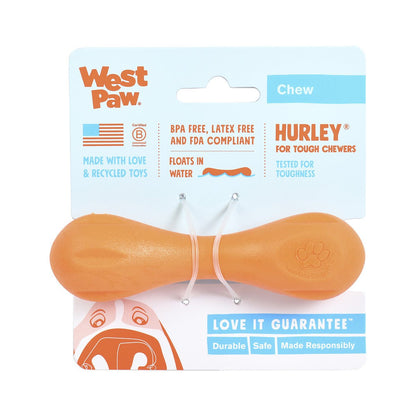 West Paw Hurley Fetch Toy for Tough Dogs - Ruby Red Dog toys West Paw Design