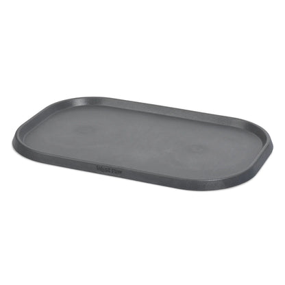 West Paw Seaflex Eco-Friendly No-Slip Dog Feeding Mat Pet bowl Feeding Tray West Paw Design Sea Fog Grey