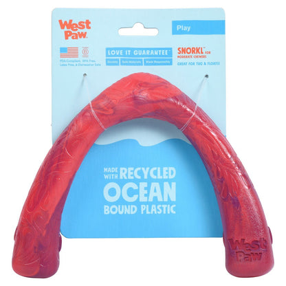 West Paw Seaflex Recycled Plastic Tug Dog Toy - Snorkl Dog toys West Paw Design Emerald