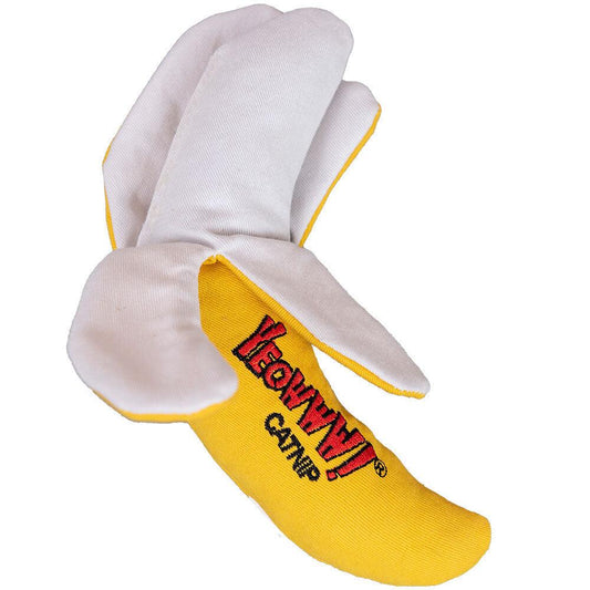 Yeowww! Cat Toys with Pure American Catnip - Peeled banana Cat Toys and Scratchers Yeowww