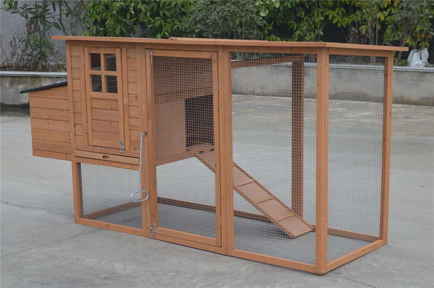 YES4PETS Large Chicken Coop Rabbit Hutch Cat Ferret Cage Hen Chook HouseWoofy and Whiskers