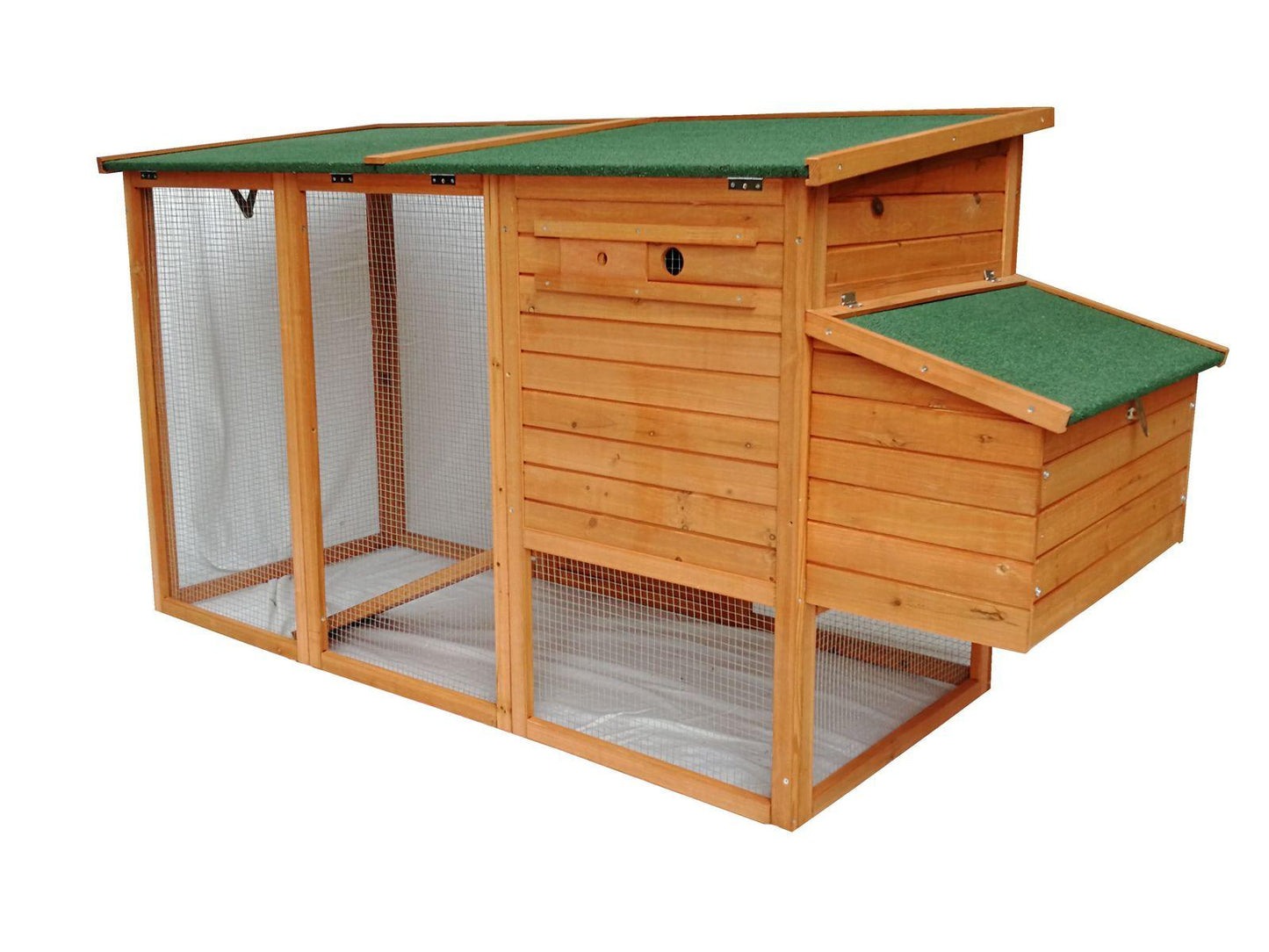 YES4PETS Large Chicken Coop Rabbit Hutch Ferret Cat Guinea Pig Cage Hen Chook House With Open RoofWoofy and Whiskers