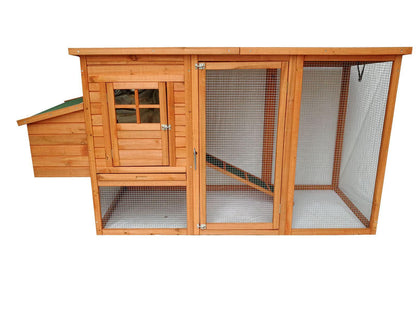 YES4PETS Large Chicken Coop Rabbit Hutch Ferret Cat Guinea Pig Cage Hen Chook House With Open Roof Pet Care > Coops & Hutches YES4PETS