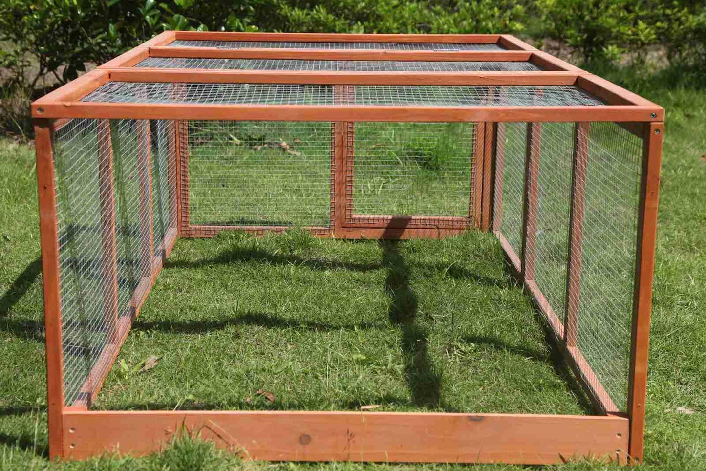 YES4PETS Large Chicken Coop Run Guinea Pig Cage Villa Extension Rabbit Hutch House PenWoofy and Whiskers