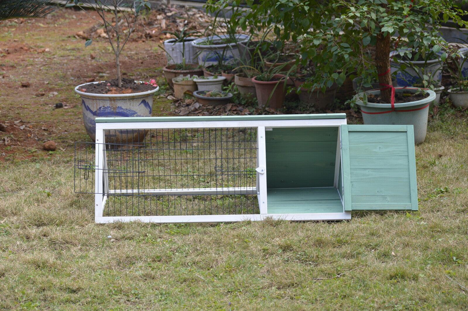 YES4PETS Rabbit Hutch Guinea Pig Cage , Ferret cageWoofy and Whiskers