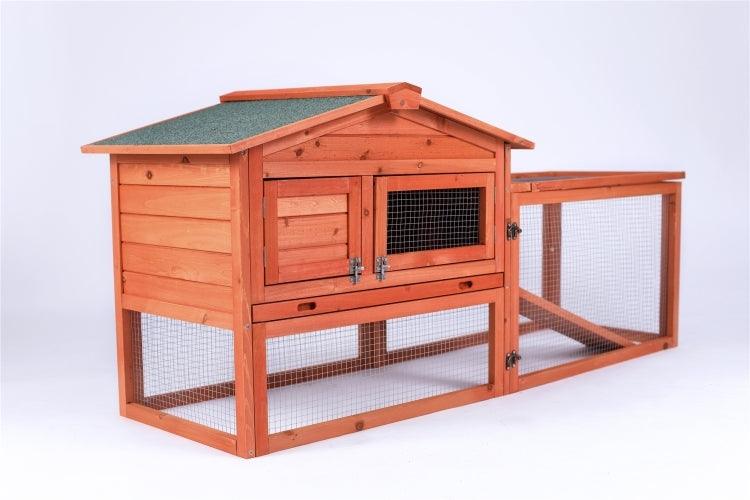 YES4PETS Rabbit Hutch Metal Run Wooden Cage Guinea Pig Cage HouseWoofy and Whiskers