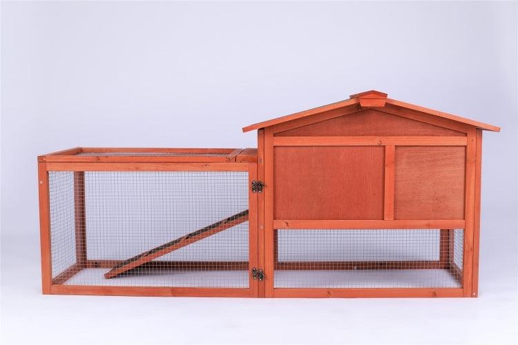 YES4PETS Rabbit Hutch Metal Run Wooden Cage Guinea Pig Cage HouseWoofy and Whiskers