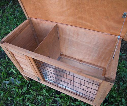 YES4PETS Single Wooden Pet Rabbit Hutch Guinea Pig Cage with Slide out Tray Pet Care > Coops & Hutches YES4PETS