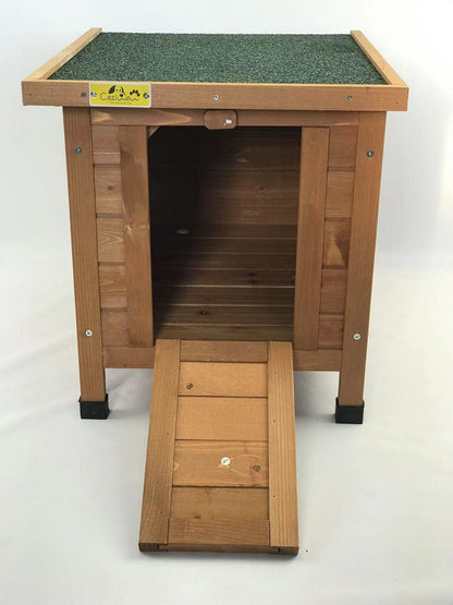 YES4PETS Small Chicken Coop Rabbit Hutch Ferret Cage Guinea Pig Cat Nesting Box Brown Pet Care > Coops & Hutches YES4PETS
