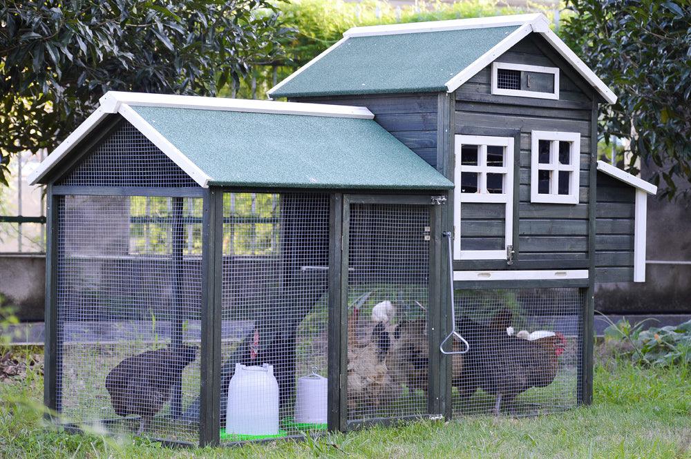 YES4PETS XL Chicken Coop Rabbit Hutch Guinea Pig Cage Ferret HouseWoofy and Whiskers