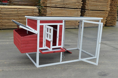 YES4PETS XL Ferret Guinea Pig Cat Cage Rabbit Hutch Chicken Coop 200x94x105 cm Pet Care > Coops & Hutches YES4PETS