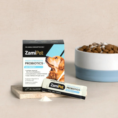 ZamiPet – High Strength Probiotics+ Pet Vitamins & Supplements Zamipet