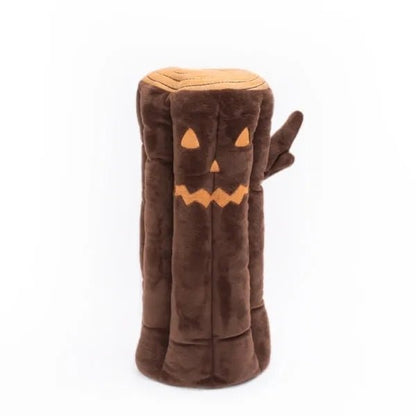 Zippy Paws Halloween Burrow Dog Toy - Haunted Log + 3 Squeaker Toys Dog toys zippy paws